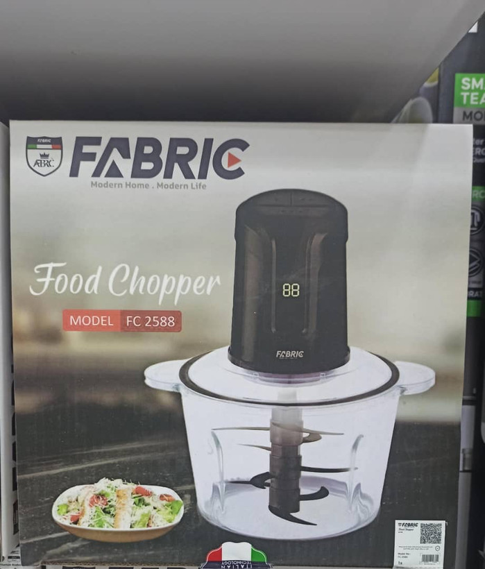 خردکن برقی فابریک مدل FC 2588 کاسه شیشه ای نمایشگر دیجیتال قدرتمند”