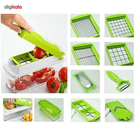 خردکن دستی نایسر دایسر مدل Plus مجموعه 8 عددی